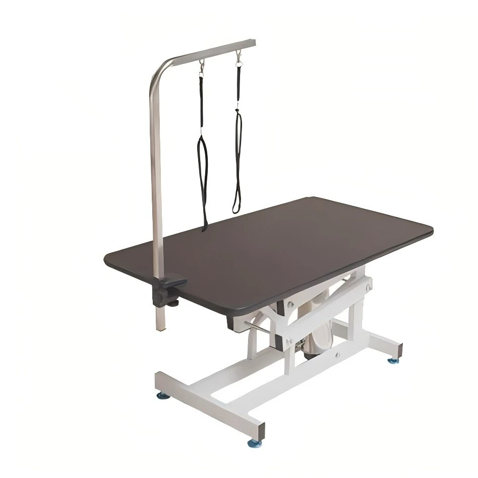 Tavolo da bellezza per toelettatura animali piegato veterinario con sollevamento idraulico per cani